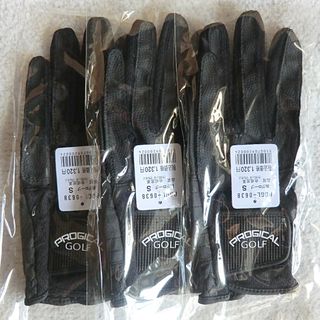 PROGICAL ゴルフグローブ Sサイズ 21-22cm 黒 3枚組