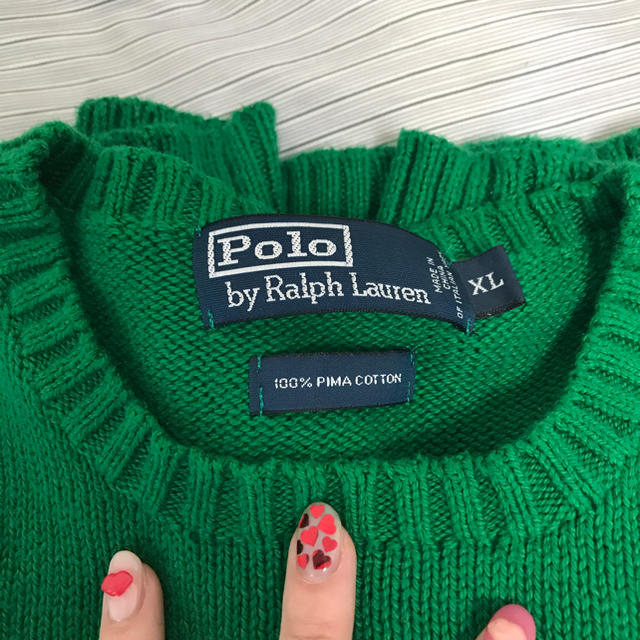 Ralph Lauren(ラルフローレン)のRalph Lauren グリーンニット メンズのトップス(ニット/セーター)の商品写真