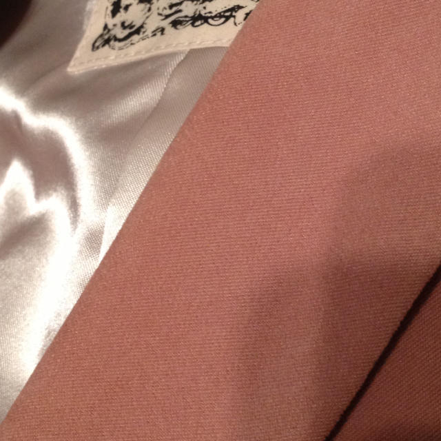 美品ピンクテーラードジャケット♡値下げ♡ レディースのジャケット/アウター(テーラードジャケット)の商品写真