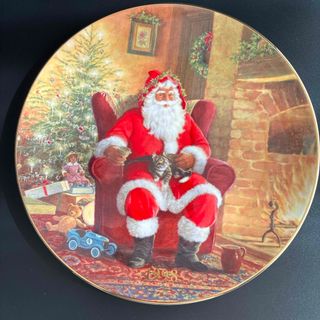 ロイヤルドルトン クリスマスプレートA WELL-EARNED BREAK