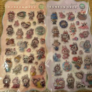 ボンボンドロップシール2枚セット ラブブ