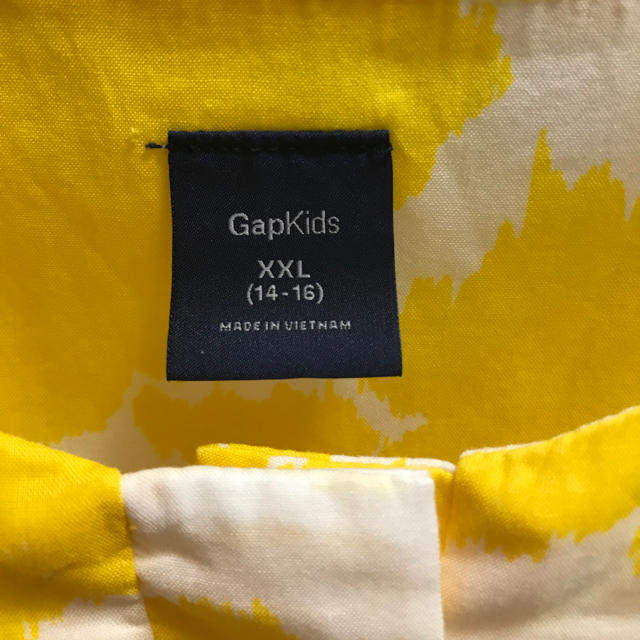 GAP Kids(ギャップキッズ)のやいちゃん 様 美品★gap kids★イエロー ワンピース 160cm キッズ/ベビー/マタニティのキッズ服女の子用(90cm~)(ワンピース)の商品写真