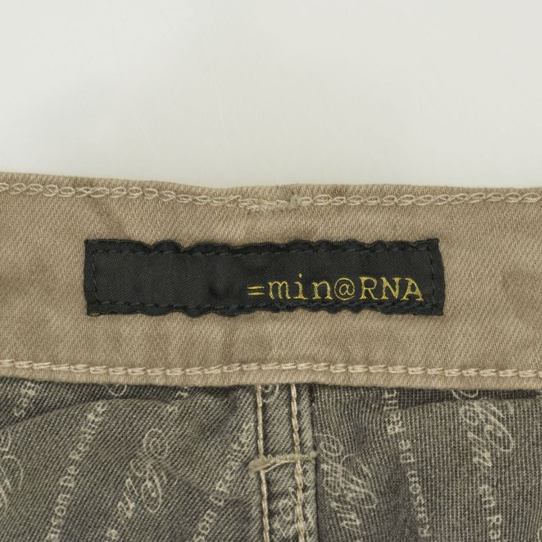 【min@RNA】R2706 花柄デニムパンツ レディースのパンツ(デニム/ジーンズ)の商品写真