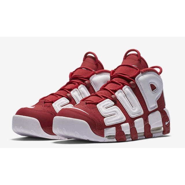 最終値下げsupreme NIKE AIR MORE UPTEMPO