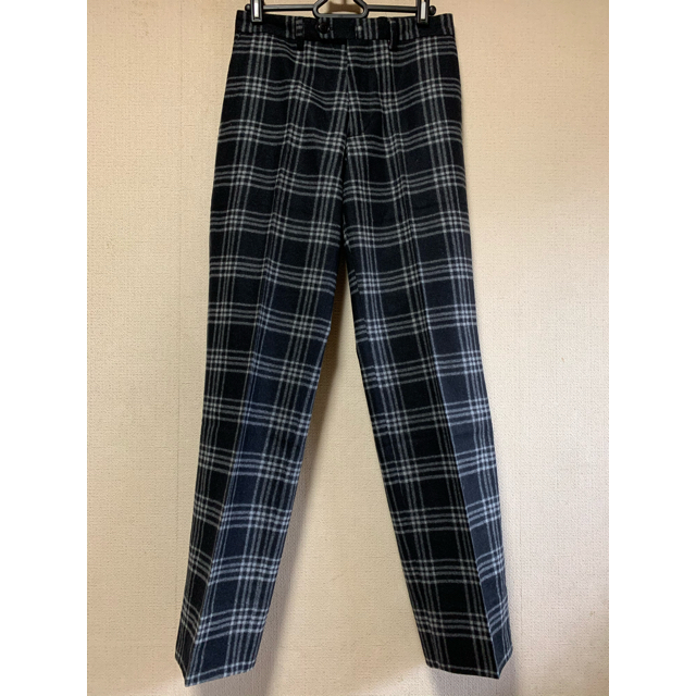 agnes b. homme アニエスベーオム チェックパンツ サイズ36 黒 10%OFF