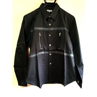 コムデギャルソン(COMME des GARCONS)のコムデギャルソンオム 田中啓一 長袖シャツ S テープ ジップ コムデギャルソン(シャツ)