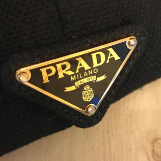 プラダ(PRADA)の《確認用》使用回数少なめ プラダ カナパ 黒 ブラック バッグ PRADA(トートバッグ)