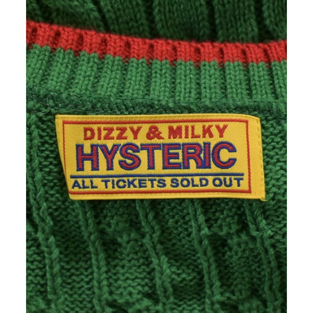 HYSTERIC GLAMOUR(ヒステリックグラマー)のHYSTERIC GLAMOUR ベスト/ノースリーブ M 緑 【古着】【中古】【送料無料】 レディースのトップス(ベスト/ジレ)の商品写真