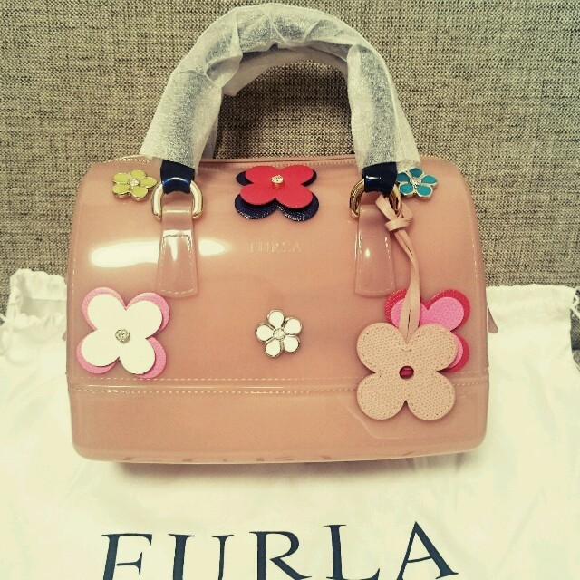 最終値下!新品未使用フルラFURLA candyキャンディミニボストンバッグ