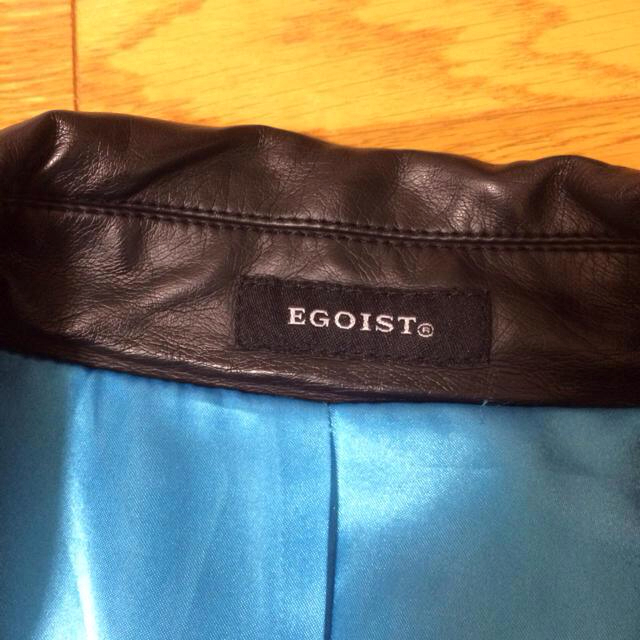 EGOIST(エゴイスト)のEGOIST＊レザージャケット レディースのジャケット/アウター(ライダースジャケット)の商品写真