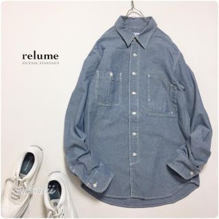 ジャーナルスタンダード(JOURNAL STANDARD)のrelume JOURNAL STANDARD シャンブレー シャツ(シャツ)