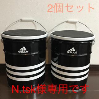 アディダス(adidas)のN.tsk様専用です    アディダス 缶 イス 非売品  2個セット♡(その他)