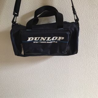 ダンロップ(DUNLOP)のDUNLOP★ダンロップ★美品★筒型★ポシェット★バック★テニス★ゴルフ(ショルダーバッグ)