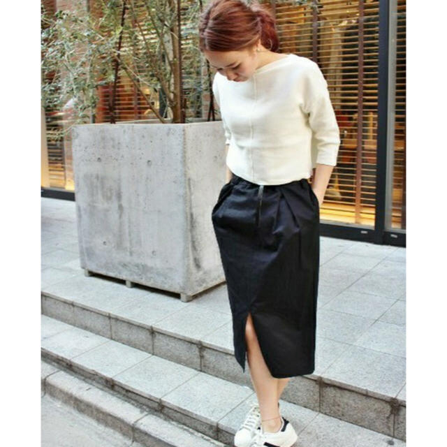 IENA(イエナ)のイエナC/Li MID-CALF スカート レディースのスカート(ひざ丈スカート)の商品写真