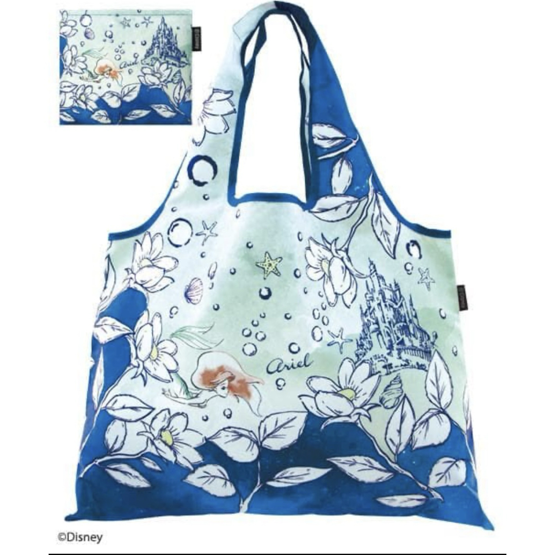 新品　ディズニー ショッピングバッグ　エコバッグ レディース 海の世界 アリエル レディースのバッグ(エコバッグ)の商品写真