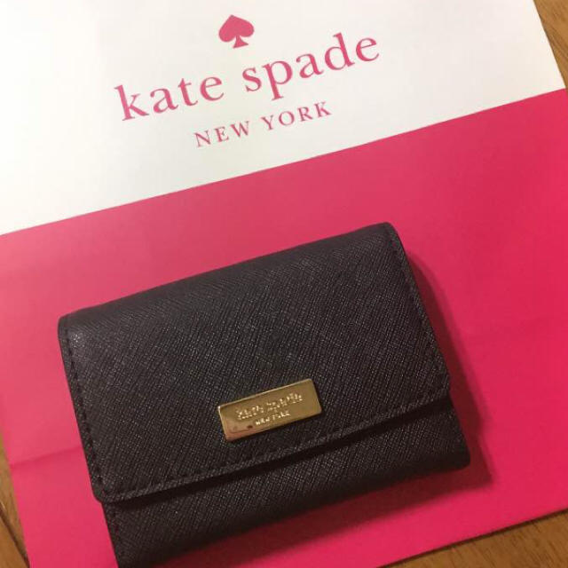 kate spade new york(ケイトスペードニューヨーク)の【新品未使用】ケイトスペード カードケース ブラック レディースのファッション小物(名刺入れ/定期入れ)の商品写真