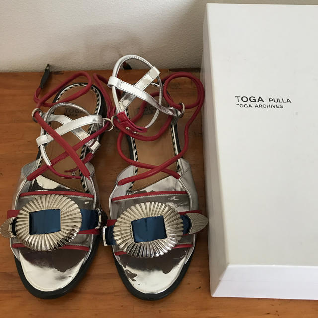 TOGA(トーガ)のTOGA 編み上げサンダル 38 レディースの靴/シューズ(サンダル)の商品写真