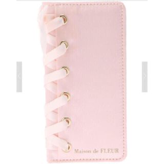 メゾンドフルール(Maison de FLEUR)の再販！レースアップ iPhone ケース(iPhoneケース)