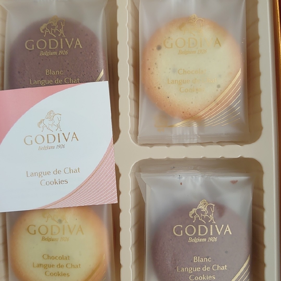 GODIVA(ゴディバ)の本日までGODIVA ゴディバ ショコラ&ブラン ラングドシャクッキー☓2箱 食品/飲料/酒の食品(菓子/デザート)の商品写真