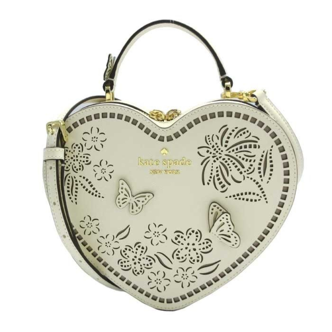 kate spade NEW YORK(ケイトスペードニューヨーク)の【新品】ケイトスペード KL039 100(オフホワイト系) バッグ ショルダーバッグ kate spade LOVE SHACK フローラル ハート クロスボディ 2WAY 斜め掛け アウトレット レディース レディースのバッグ(ショルダーバッグ)の商品写真
