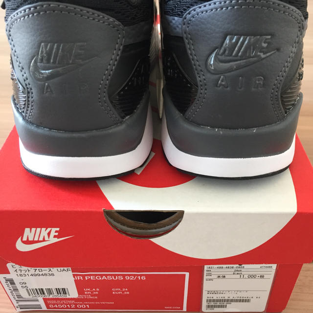 新品 NIKE Air Pegasus Black 24cm