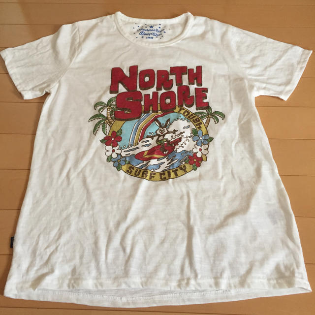 rough(ラフ)のrough  TシャツLサイズ レディースのトップス(Tシャツ(半袖/袖なし))の商品写真