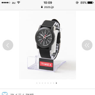タイメックス(TIMEX)のtriper83様 タイメックス キャンパー ブラック(腕時計)