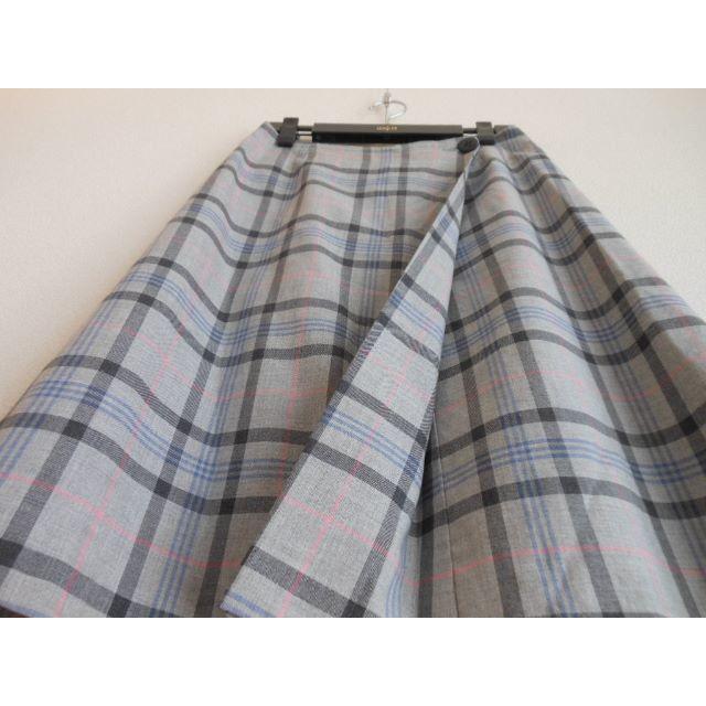 Yorkland(ヨークランド)のヨークランド YORKLAND スカート 9AR チェック レディースのスカート(ひざ丈スカート)の商品写真