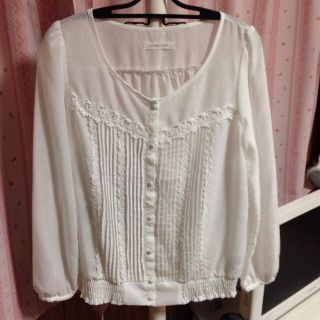 ローリーズファーム(LOWRYS FARM)のシフォントップス♡(シャツ/ブラウス(長袖/七分))