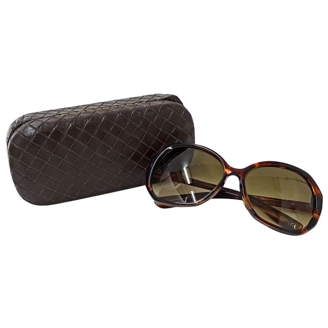 BOTTEGA VENETA(ボッテガヴェネタ)のボッテガ・ヴェネタ BOTTEGAVENETA サングラス レディース ブランド フルリム バタフライ ブラウン サイズ59□15 135 グラデーション べっ甲柄 おしゃれ 【中古】 レディースのファッション小物(サングラス/メガネ)の商品写真