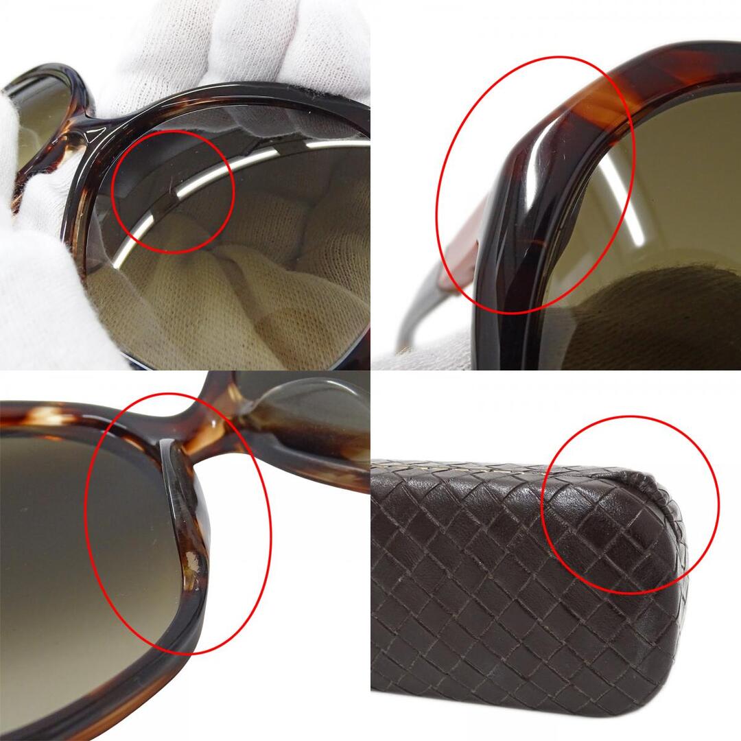 BOTTEGA VENETA(ボッテガヴェネタ)のボッテガ・ヴェネタ BOTTEGAVENETA サングラス レディース ブランド フルリム バタフライ ブラウン サイズ59□15 135 グラデーション べっ甲柄 おしゃれ 【中古】 レディースのファッション小物(サングラス/メガネ)の商品写真