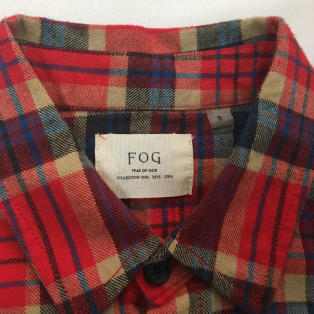 FEAR OF GOD - サイズS FOG Flannel Shirt の通販 by とろろ@プロフ ...