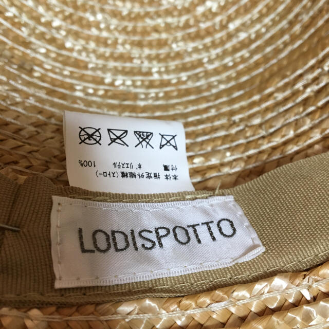 LODISPOTTO(ロディスポット)のLODISPOTTO 麦わらぼうし レディースの帽子(麦わら帽子/ストローハット)の商品写真
