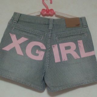 エックスガール(X-girl)のx-girl♡ヒッコリーショーパン(ショートパンツ)