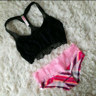 ヴィクトリアズシークレット(Victoria's Secret)の新品　Victoria's Secret PINK  ブラレット&ショーツセット(ブラ&ショーツセット)