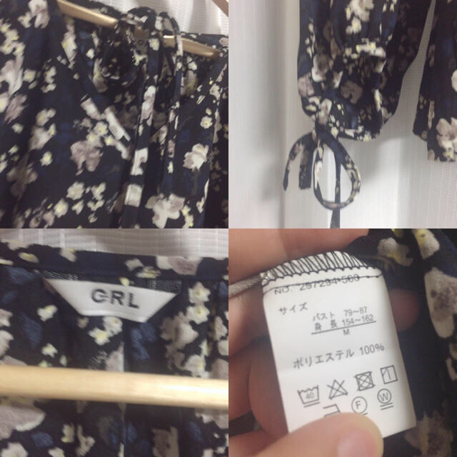 GRL(グレイル)のGRL 花柄ブラウス miii様専用 レディースのトップス(シャツ/ブラウス(長袖/七分))の商品写真