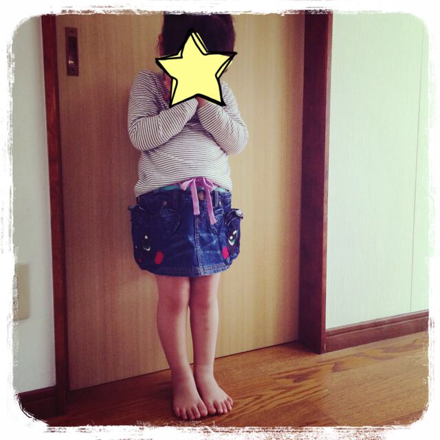 GrandGround(グラグラ)のKids☆デニムスカート キッズ/ベビー/マタニティのキッズ服女の子用(90cm~)(その他)の商品写真