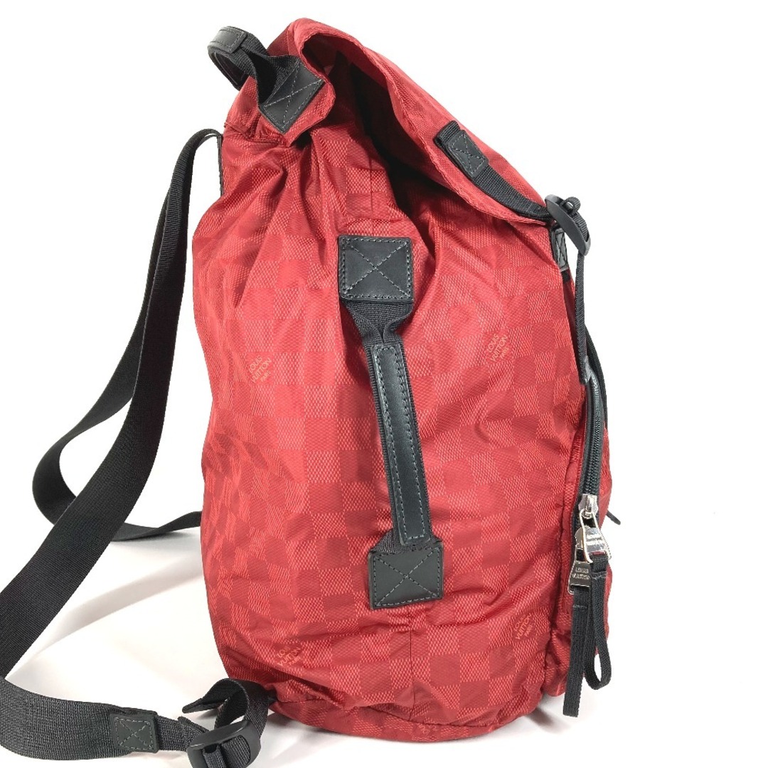 LOUIS VUITTON(ルイヴィトン)のルイヴィトン LOUIS VUITTON ライトパック ダミエ・アバンチュール アヴァンチュール カバン リュック 収納 ポーチ 折り畳み リュックサック ナイロン レッド レディースのバッグ(リュック/バックパック)の商品写真