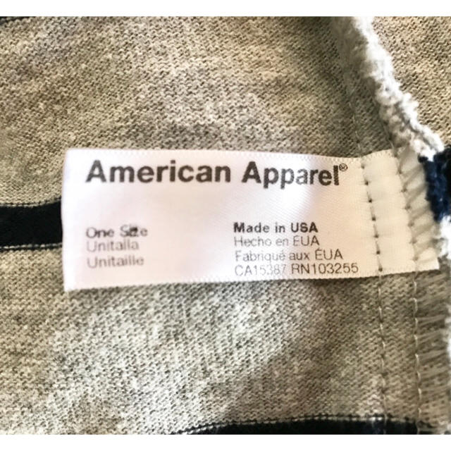 American Apparel(アメリカンアパレル)のボーダージャケット (gray×navy) レディースのジャケット/アウター(テーラードジャケット)の商品写真