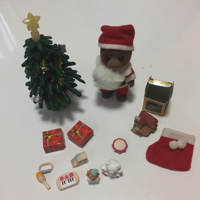 クリスマス サンタ シルバニア キッズ/ベビー/マタニティのおもちゃ(ぬいぐるみ/人形)の商品写真