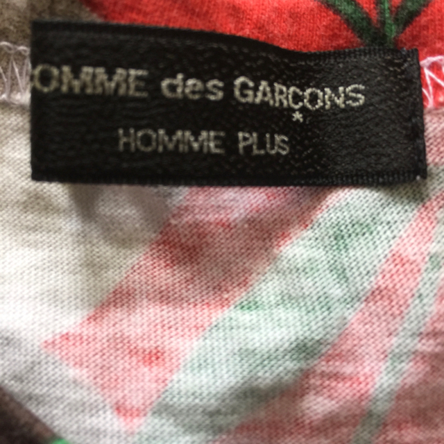 COMME des GARCONS HOMME PLUS(コムデギャルソンオムプリュス)のコムデギャルソンオムプリュス 花柄 半袖Tシャツ PLUS ギャルソン プリュス メンズのトップス(Tシャツ/カットソー(半袖/袖なし))の商品写真