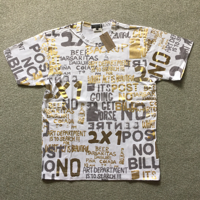 COMME des GARCONS HOMME PLUS(コムデギャルソンオムプリュス)のコムデギャルソンオムプリュス Tシャツ ゴールド PLUS プリュス ギャルソン メンズのトップス(Tシャツ/カットソー(半袖/袖なし))の商品写真
