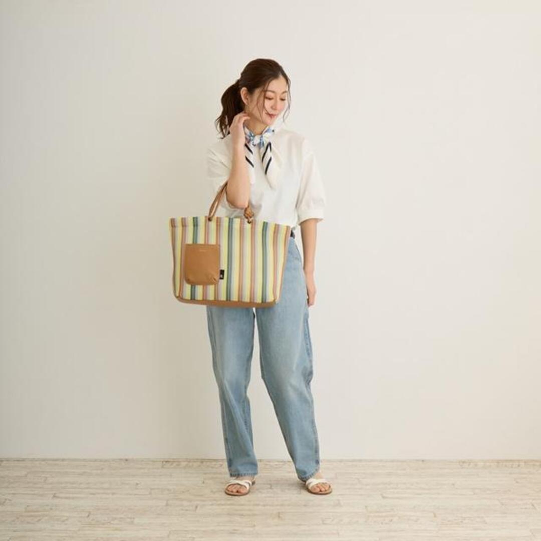 ROOTOTE ルートート SC.MED.Wafer.ストライプ-A レディースのバッグ(トートバッグ)の商品写真