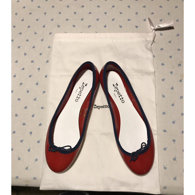 repetto(レペット)の《美品》レペット雨用 バレエシューズ 37 サンドリオンベイビー レッド レディースの靴/シューズ(バレエシューズ)の商品写真