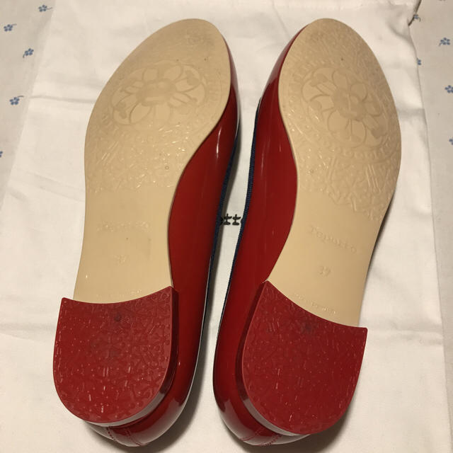 repetto(レペット)の《美品》レペット雨用 バレエシューズ 37 サンドリオンベイビー レッド レディースの靴/シューズ(バレエシューズ)の商品写真