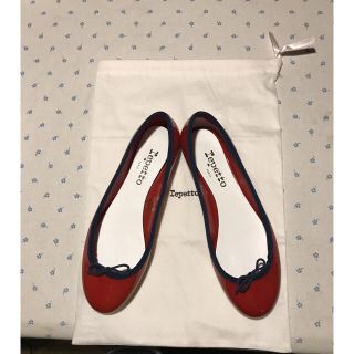 レペット(repetto)の《美品》レペット雨用 バレエシューズ 37 サンドリオンベイビー レッド(バレエシューズ)