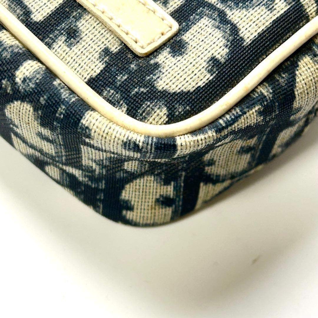 Dior(ディオール)のDior トロッター　ナンバー　ポーチ　ネイビー　パテント　PVC レディースのファッション小物(ポーチ)の商品写真