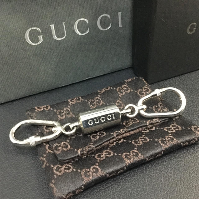 Gucci(グッチ)のグッチ キーリング 美品 箱有 メンズのファッション小物(キーホルダー)の商品写真