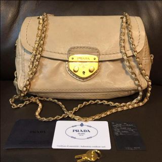 プラダ(PRADA)のPRADA☆レザーチェーンショルダーバッグ☆(ショルダーバッグ)