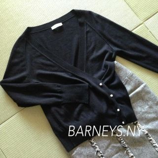 バーニーズニューヨーク(BARNEYS NEW YORK)のバーニーズ カシュクールカーデ(カーディガン)